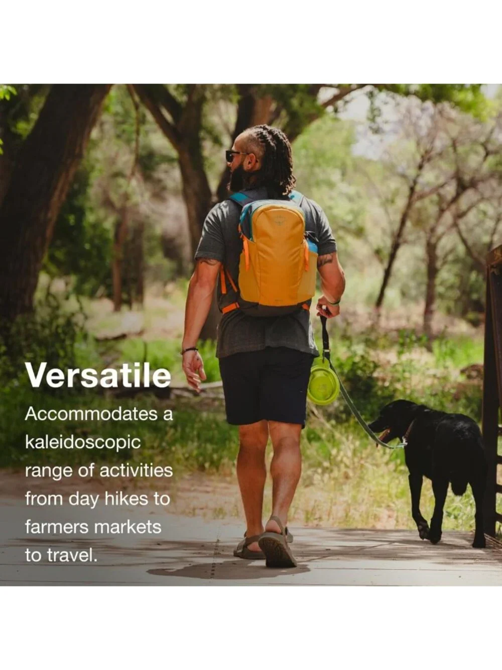 Versatile Black Commuter Backpack for Travel, School, Hiking & Daily Use